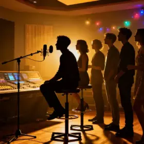 Junggesellenabschied im Tonstudio Muenchen 1 1