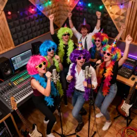 Junggesellenabschied im Tonstudio Muenchen 3 1