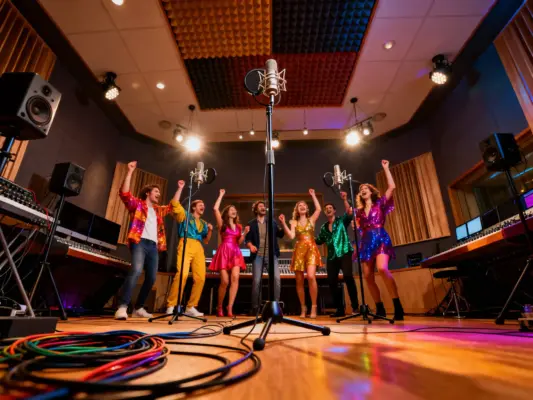 Junggesellenabschied im Tonstudio Muenchen 7 1